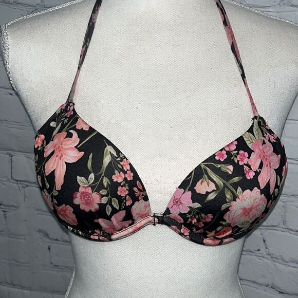H&M Floral Push-Up Bikini Top - 34A - Picture 1 of 5